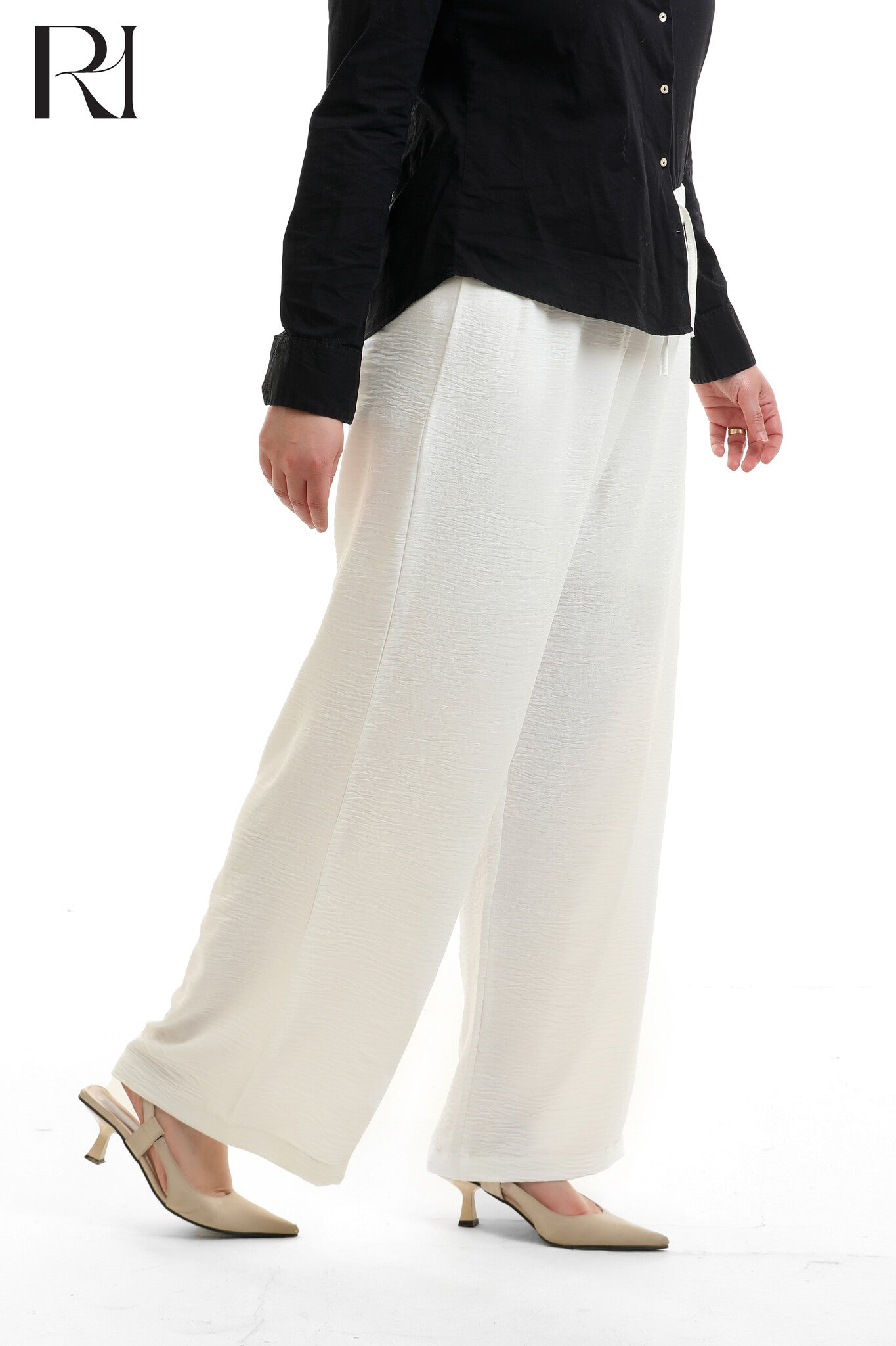 Linen-blend Ease Wide-Leg Trousers - Multiple Colors