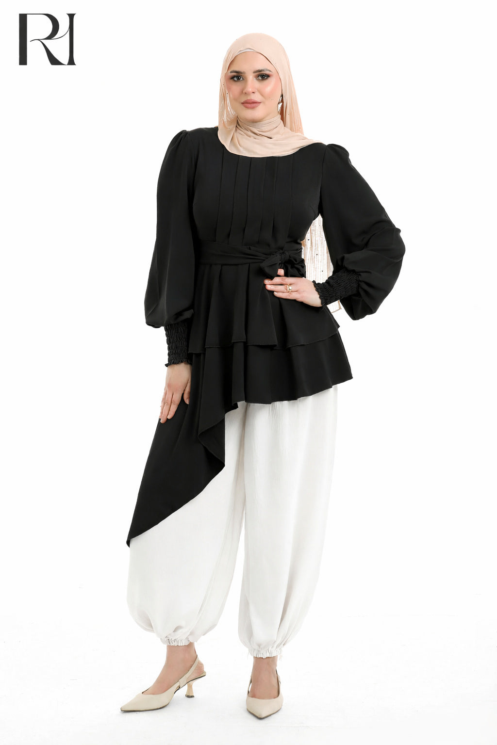 Lightweight Silky Gathered Trousers - Multiple Colors