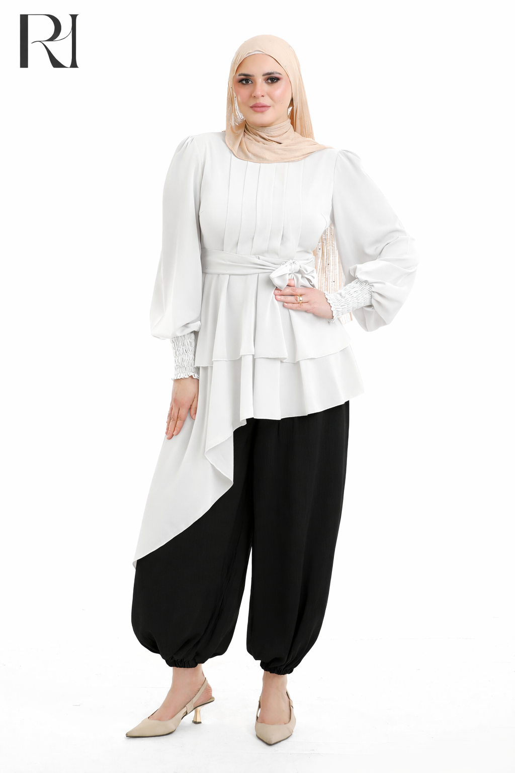 Lightweight Silky Gathered Trousers - Multiple Colors