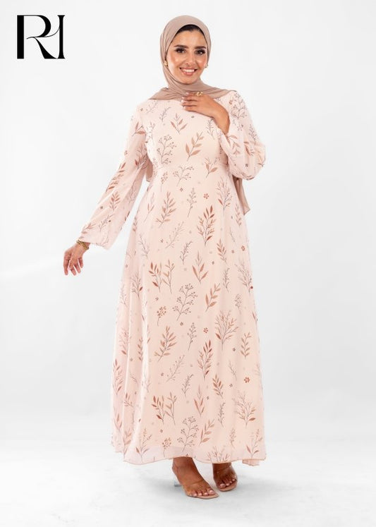 Whispering Branches Modest Maxi Dress - Ruehaya